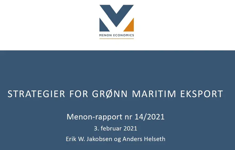 2021 14 Grønn Maritim Eksport