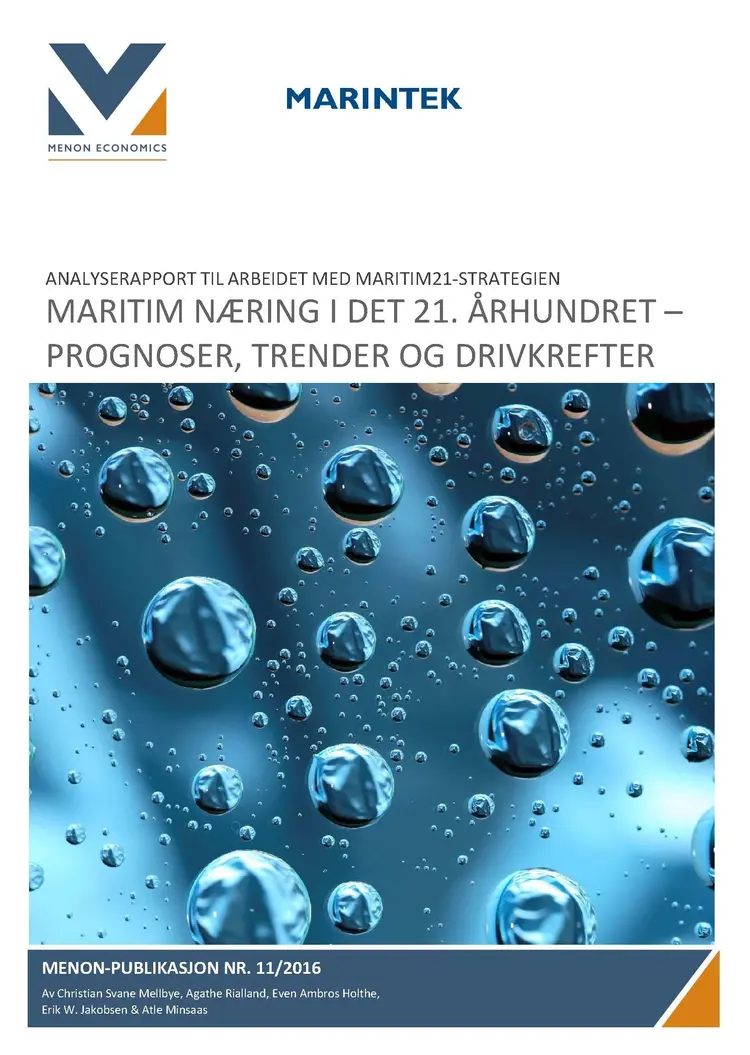 2016 11 Maritim næring i det 21 århundret forside
