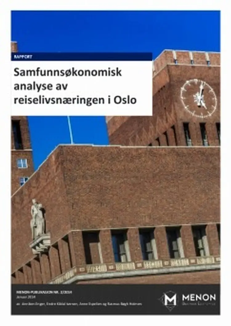 Rapport samfunnsokonomisk analyse oslo visit oslo 243x343