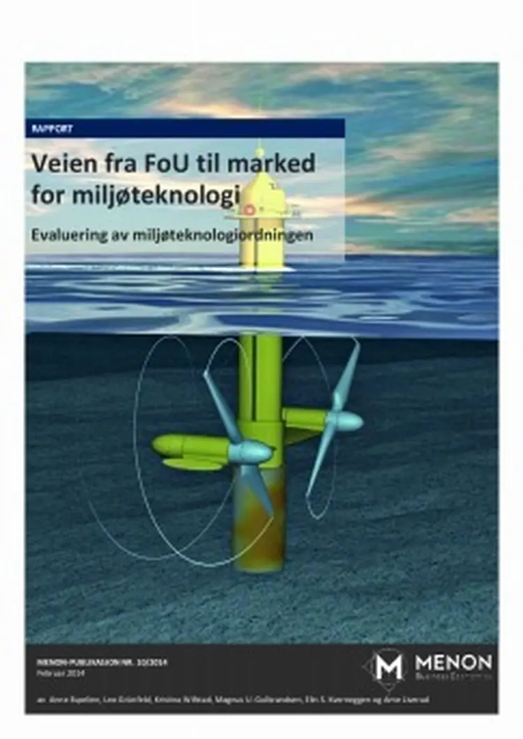 Evaluering av miljoteknologiordningen 243x343