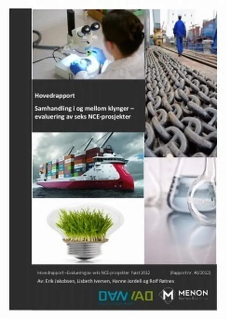 Evaluering av seks nce prosjekter hovedrapport 243x343