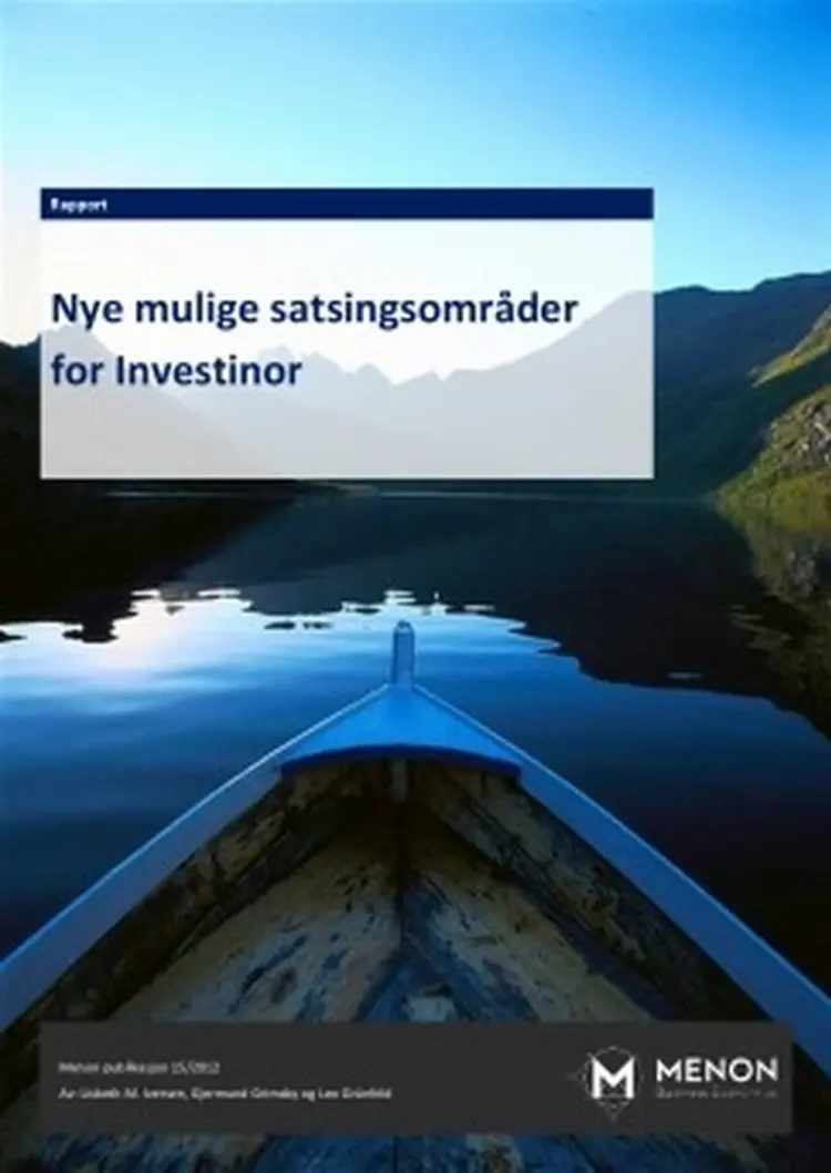 Rapport nye satsningsomrader investinor endelig2 243x343