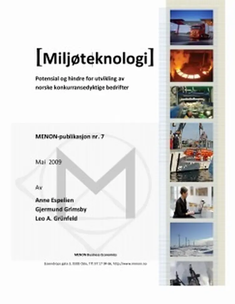 Rapportmiljteknologi 180509 endeligversjon3 243x314