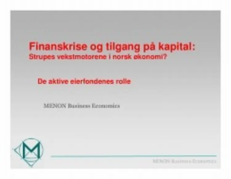 Finanskrise og bedrifter utenfor brs 243x188