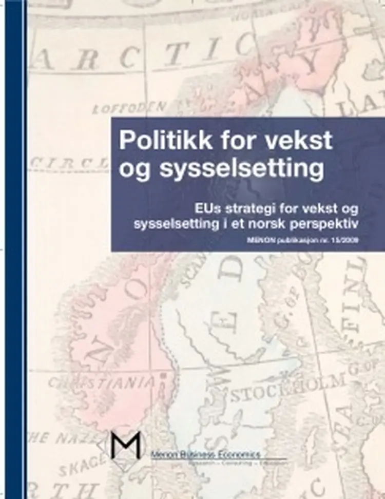 Menon politikkforvekstogsysselsetting2009 243x315