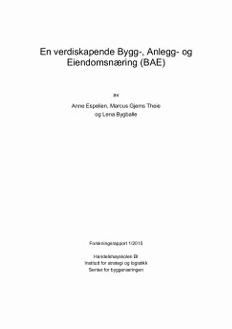 En verdiskapende bygg anlegg og eiendomsnaring 243x344