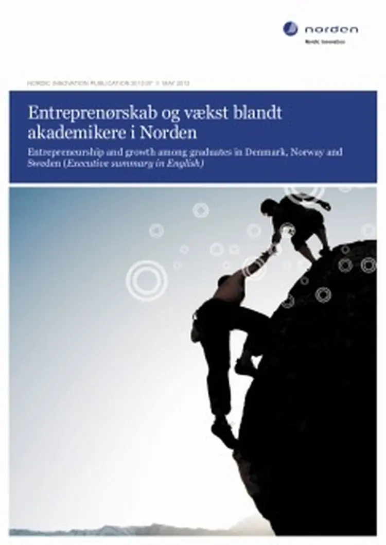 2012 07 entreprenoerskab og vaekst blandt akademiker i nord