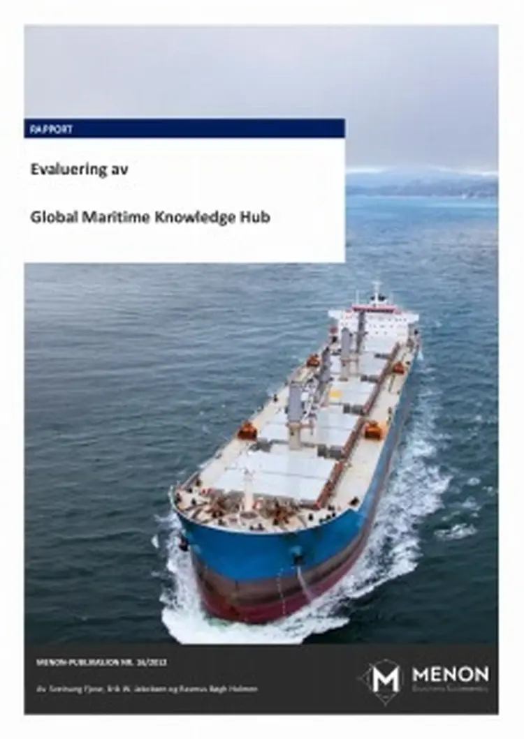 Evaluering av global maritime knowledge hub 243x343