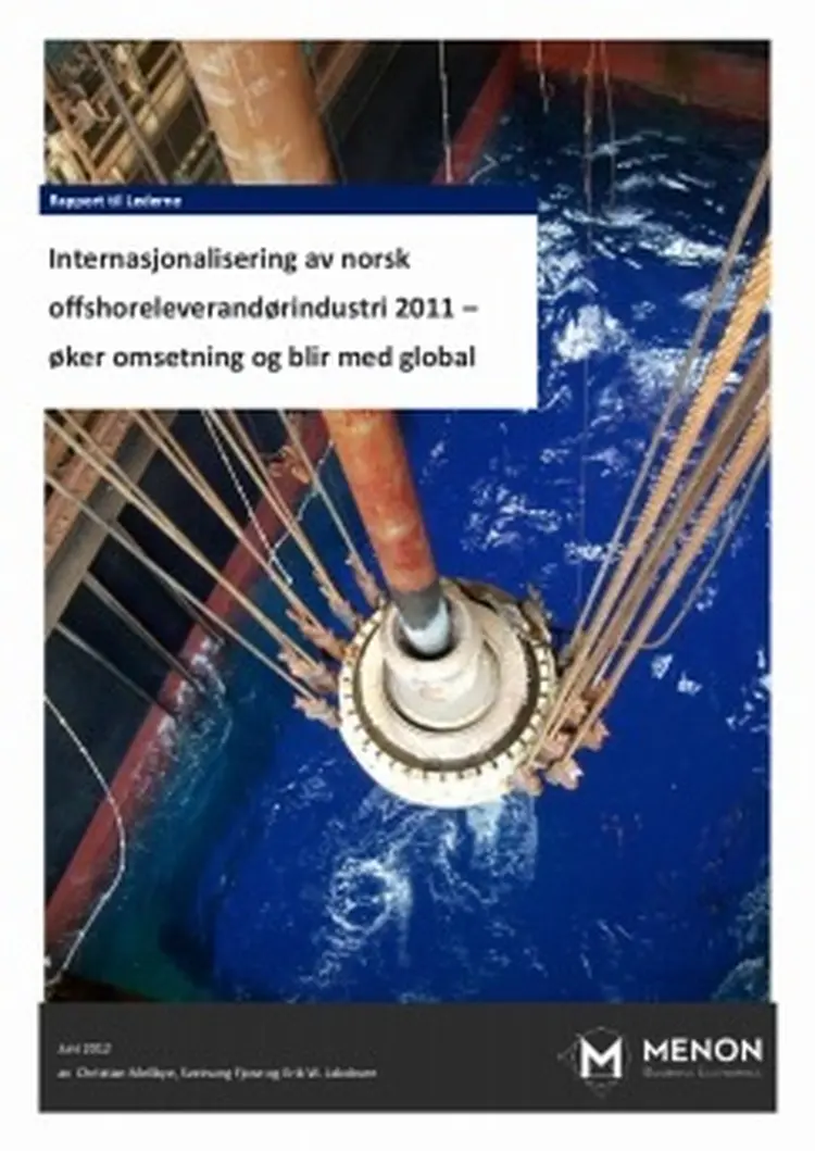 Rapport internasjonalisering av leverandorindustrien 2011 2