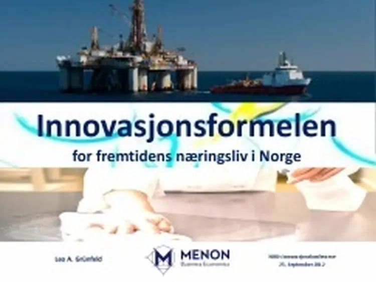 Innovasjonsformelen foredrag av leo grnfeld 243x182