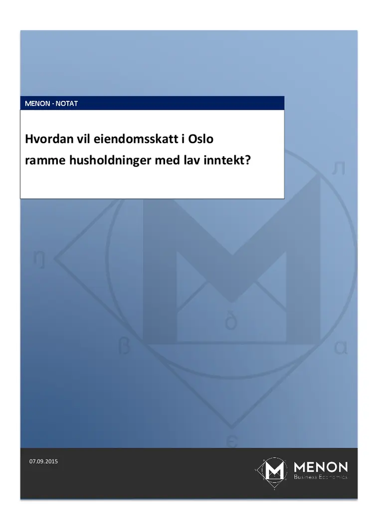Eiendomsskatt i oslo